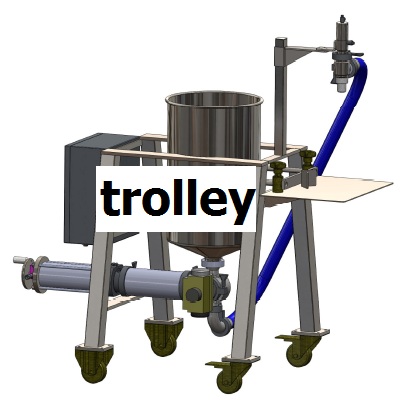 FilIing machine Trolley 30lit