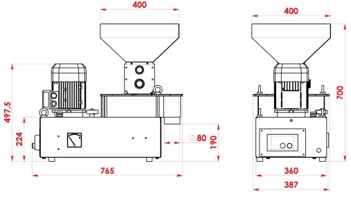 Stone grinding mills