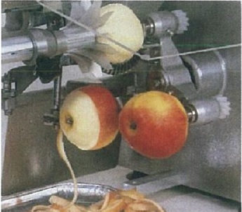 Stroj za guljenje jabuka i krušaka za čips