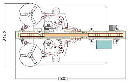 Etiketirka za četvrtaste i ovalne boce